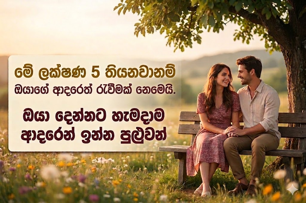 මේ ලක්ෂණ 5 තියෙනවා නම් ඔයාගෙ ආදරෙත් රැවටීමක් නෙමෙයි, ඔයාට ඔයාගේ ආදරවන්තයා එක්ක කාලා බීලා දෙන්නට හැමදාම ආදරෙන් ඉන්න පුළුවන් කියන එක
